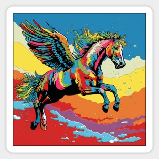 Pride Pegasus Pop Art 3 Sticker